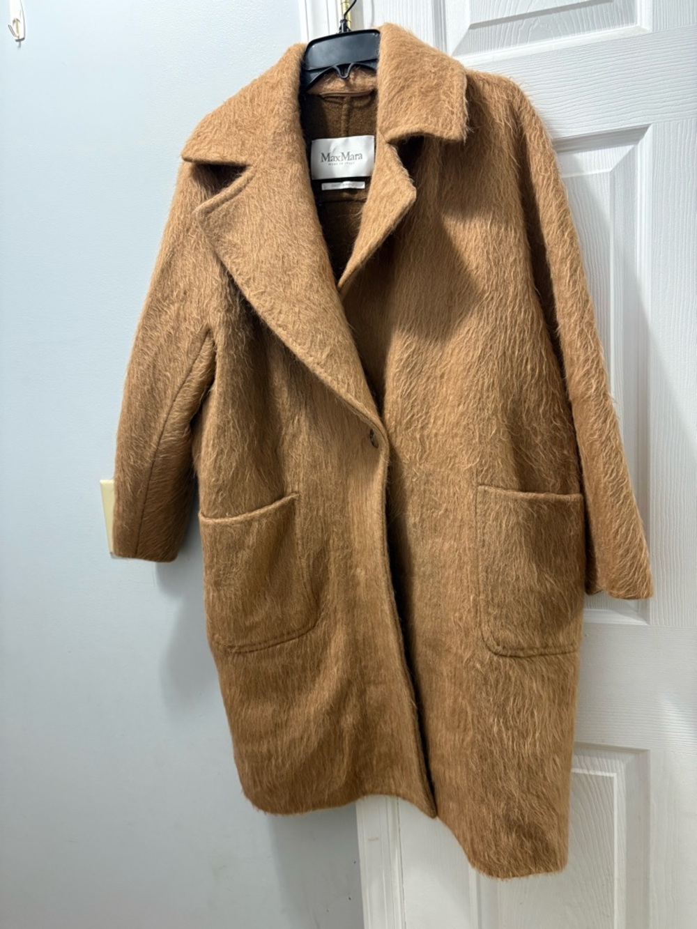 MAX MARA Alpaca Mohair Wool Coat Size 42/ US 8